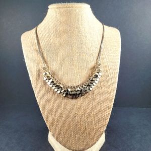 Boho chic, handmade mixed metal necklace